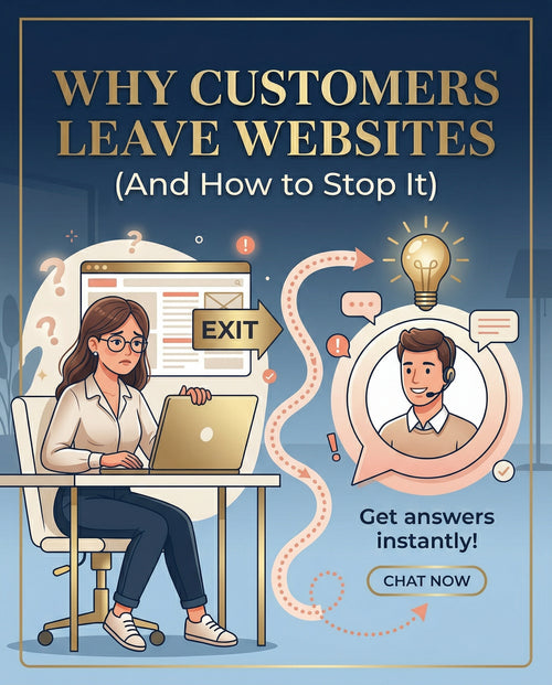Why Customers Leave Websites Without Asking Questions (And How to Stop It)