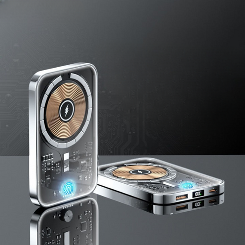 Transparent Magnetic Mini Wireless Power Bank - Image 0