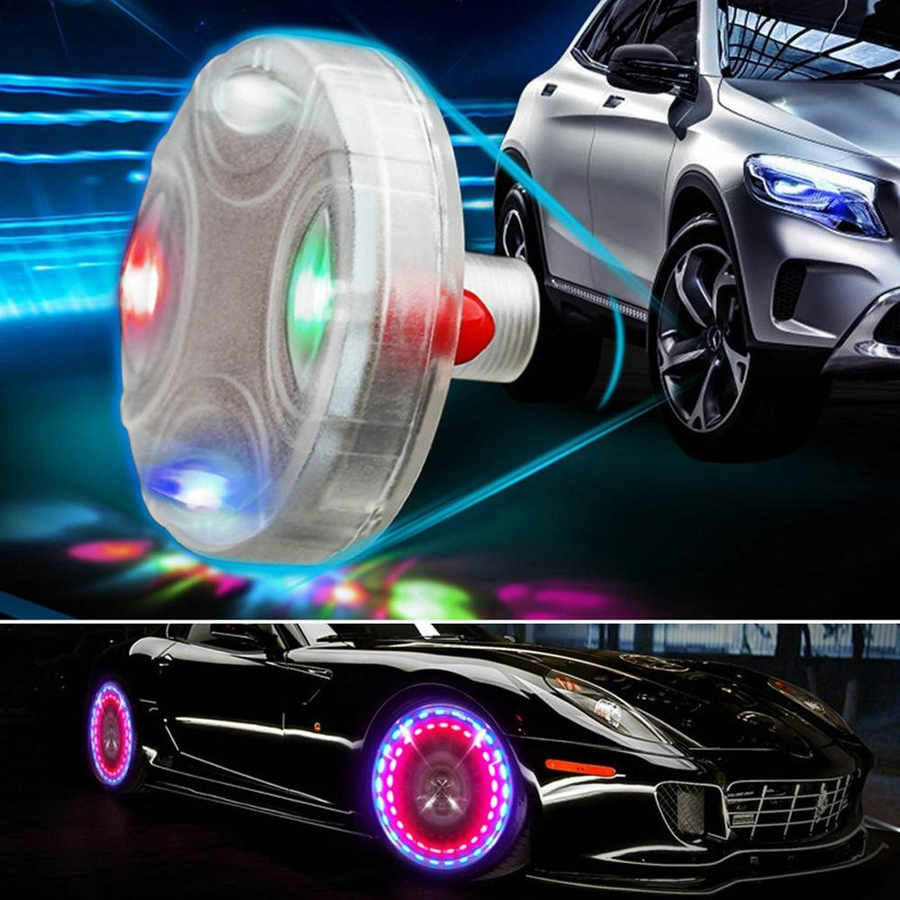 Solar Powered Wheel Rim LED Light - Image 0