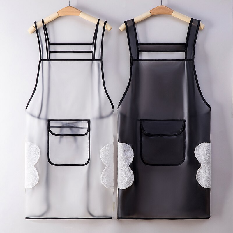 Transparent Waterproof Kitchen Apron - Image 3