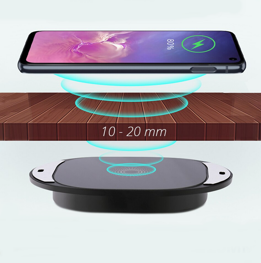 Invisible Table Built-in Wireless Phone Charger - Image 0