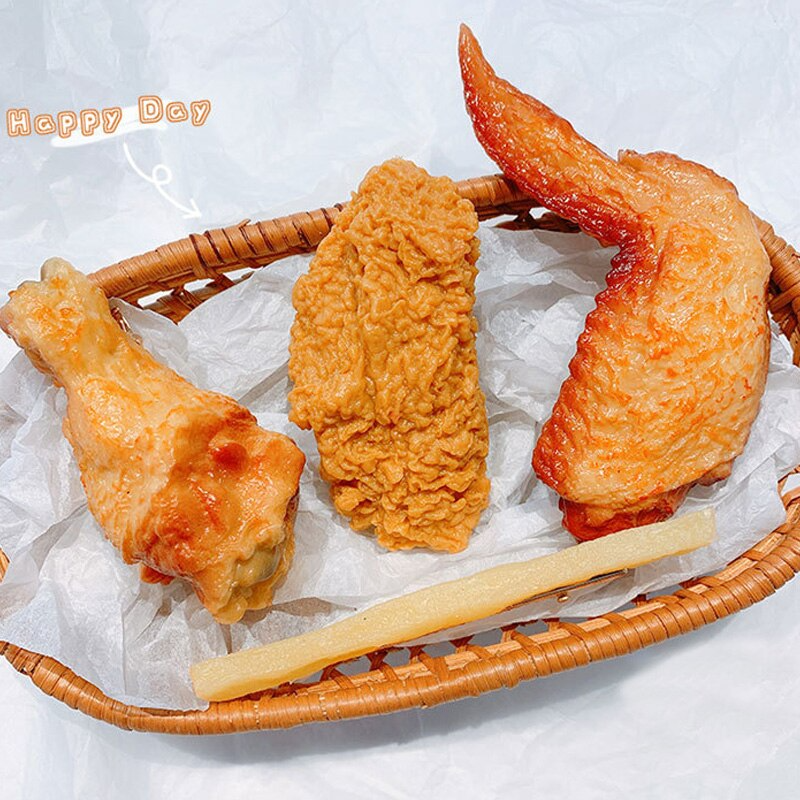 Realistic Fried Chicken Hair Clips - Image 4