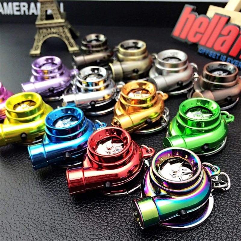 Mini Turbo Fan Keychain Flashlight - Image 4