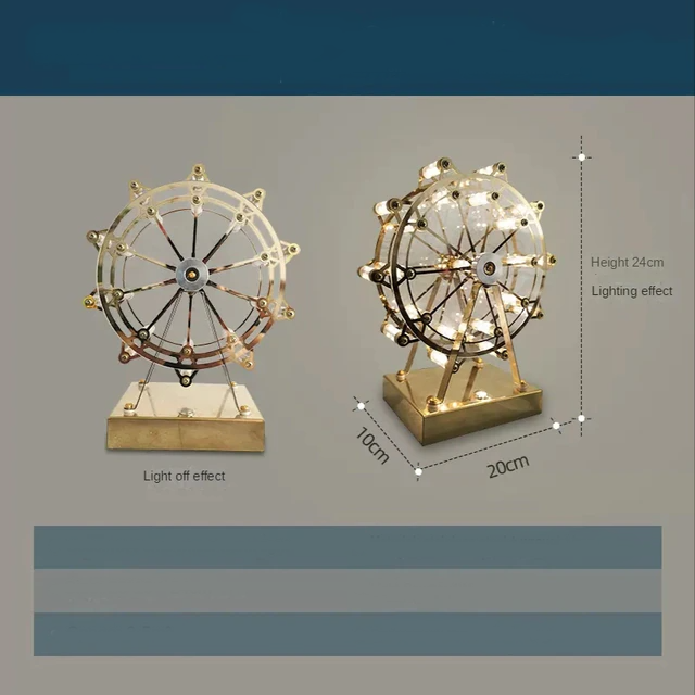 Colorful Rotating Wheel Table Lamp - Image 5