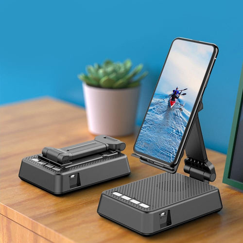 Universal Foldable Bluetooth Speaker Phone Holder - Image 0
