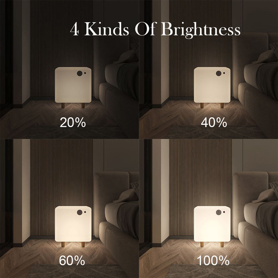 Nordic Glow Modern Voice-Activated Nightstand - Image 2