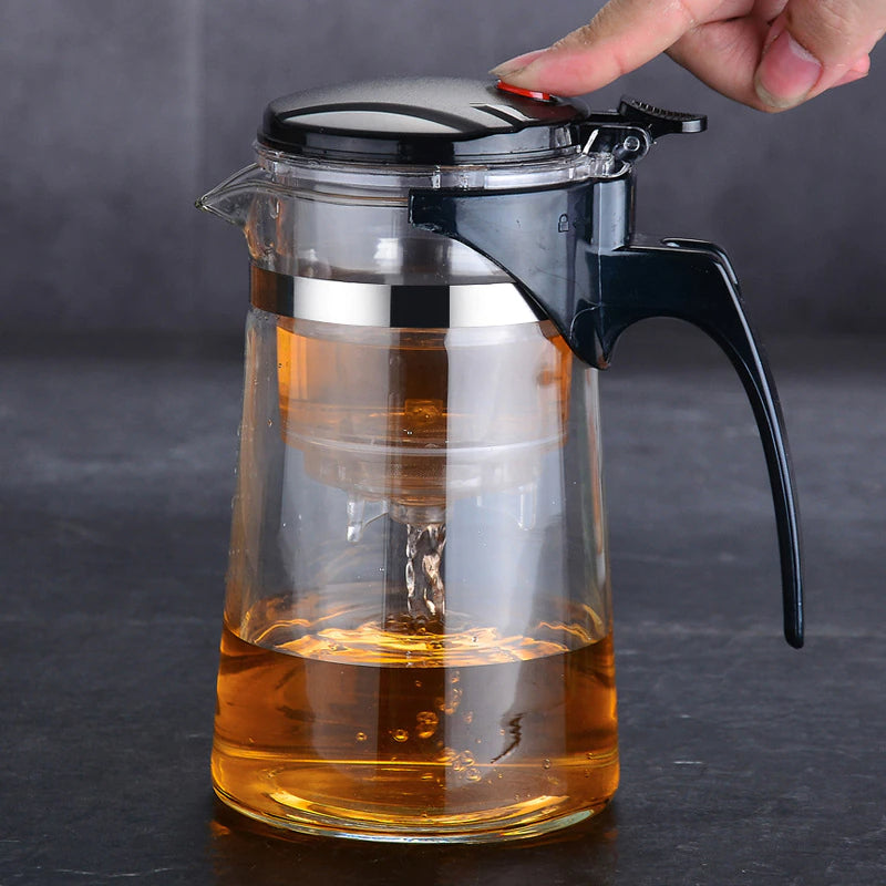 TeaTime Heat Resistant Glass Teapot - Image 1
