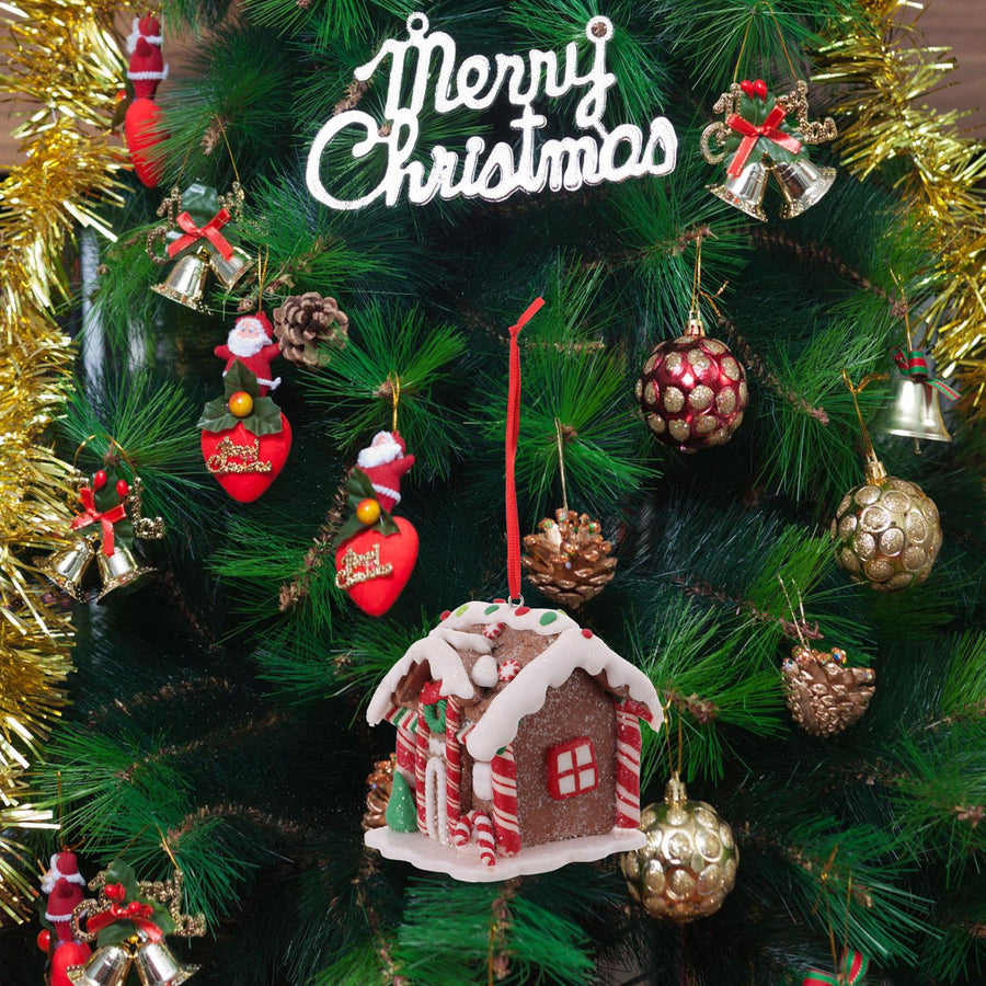 Mini Christmas Gingerbread House Decorations - Image 1