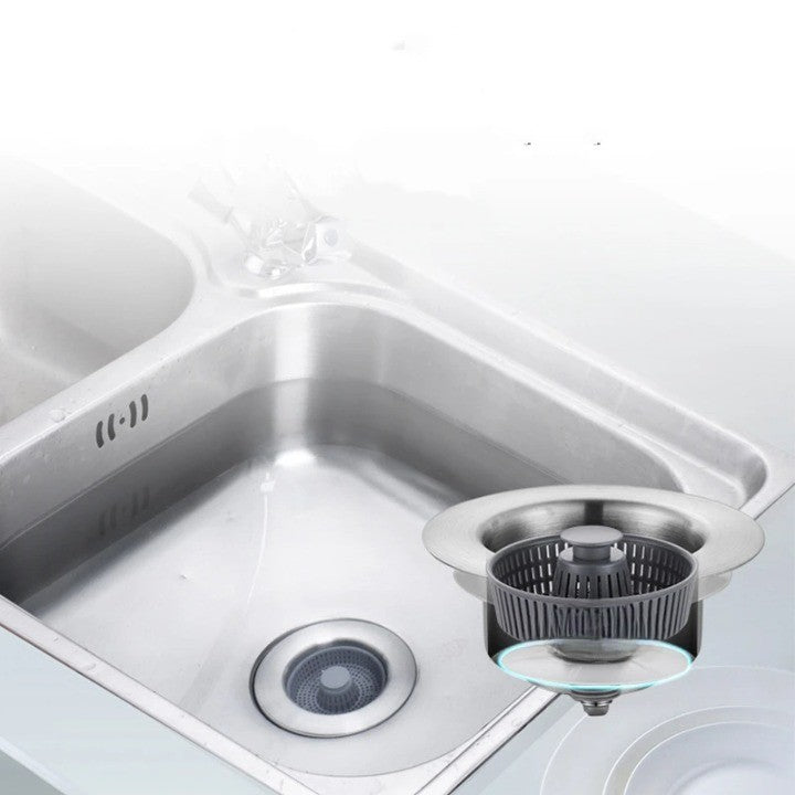 Clean Sink Stainless Steel Odor-Control Strainer - Image 3
