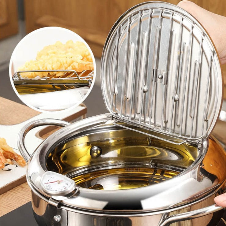 Japanese Style Deep Frying Pot - Image 1