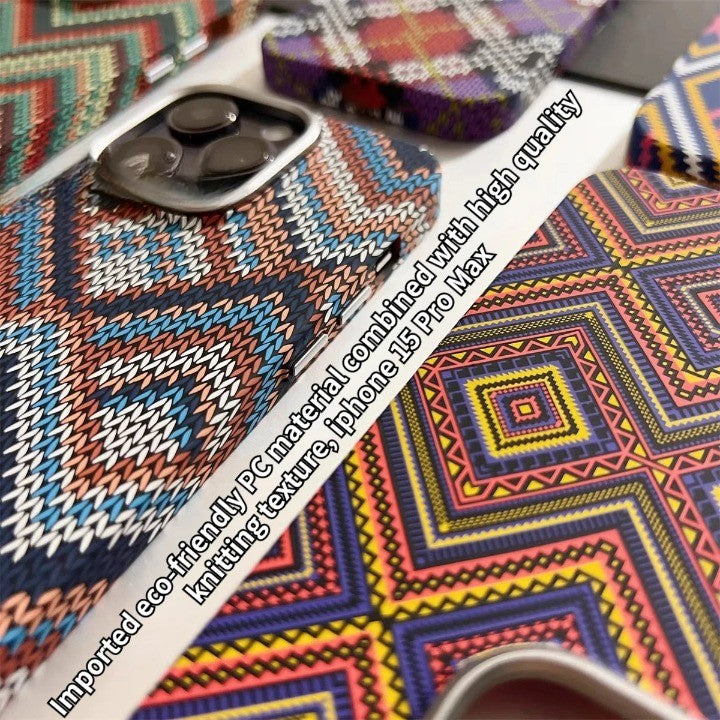 Carbon Weave Sleek Texture iPhone Case - Image 3