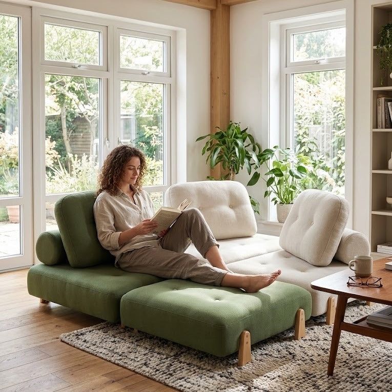 Foldable Tatami Pull-Out Chic Comfy Sofa Bed