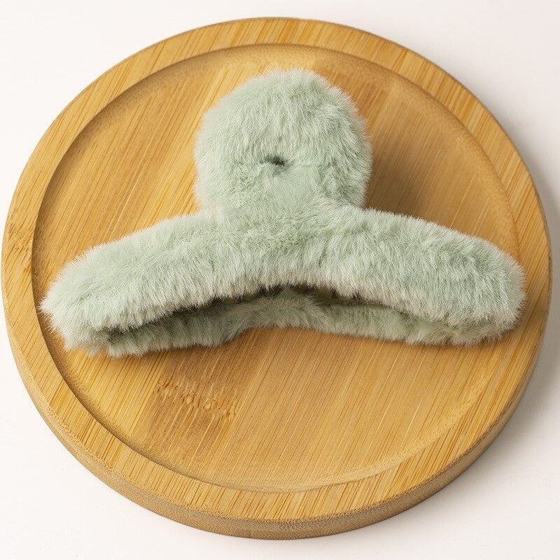 Shark Clip Fluffy Hair Claw - Image 7