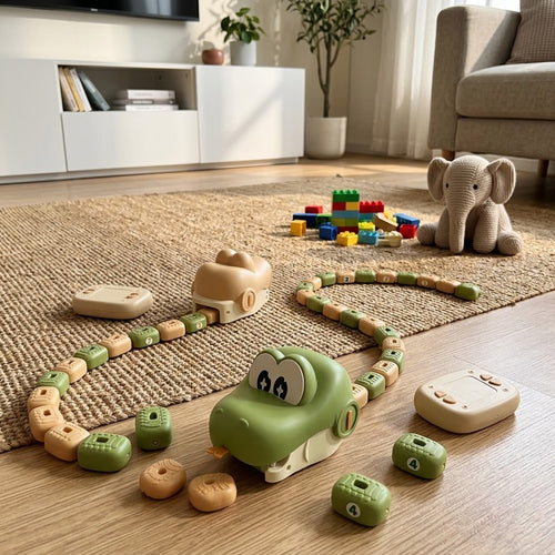 Never Full Magnetic Snake Bean Chase Toy