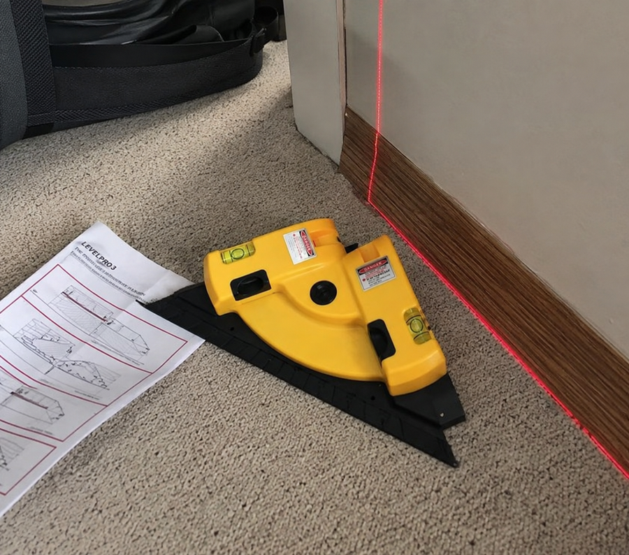 Tile Guide Precision Right-Angle Laser Level Tool