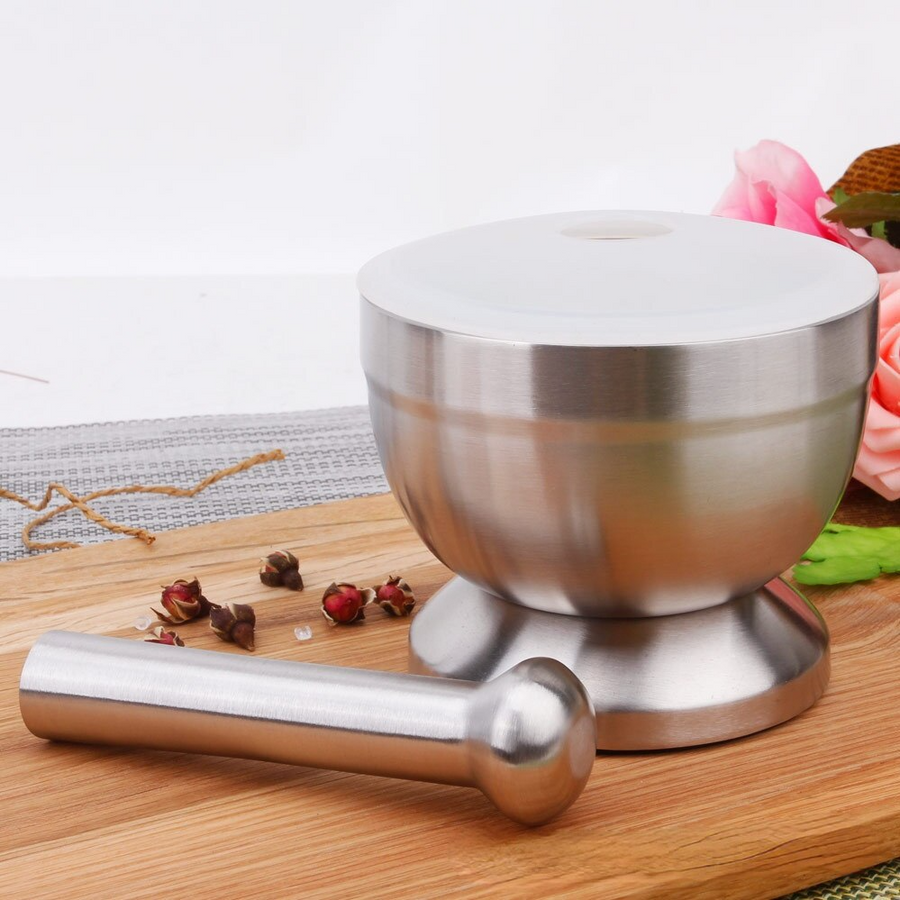Anti-Splash Stainless Steel Herbs Crusher - Image 3