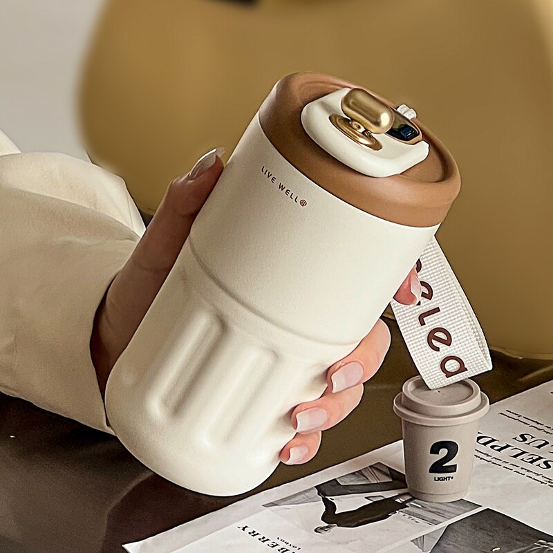 Portable Smart Stainless Steel Coffee Cup - Image 4