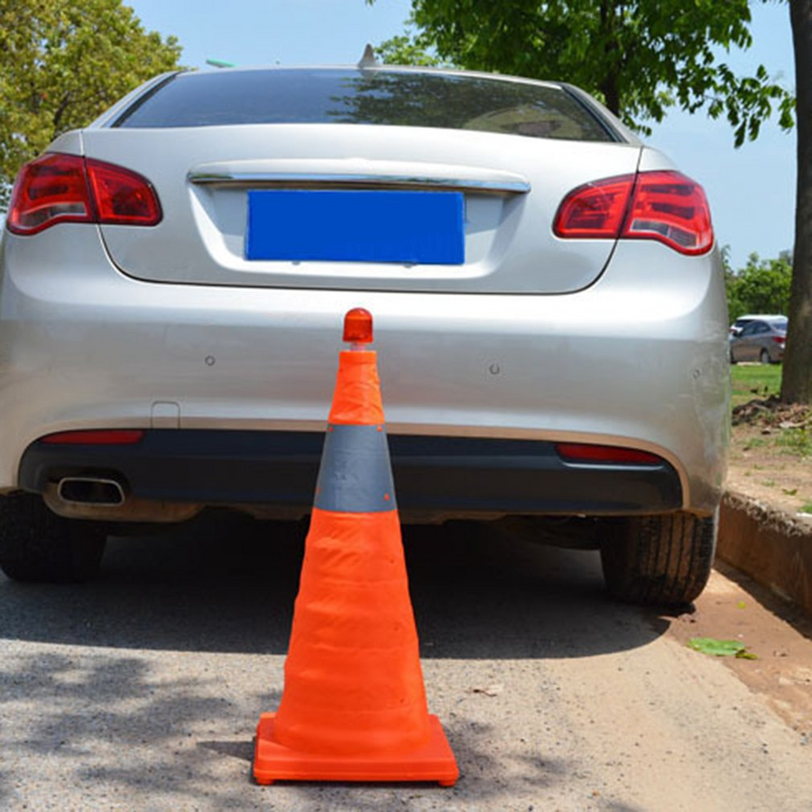 Foldable Reflective Traffic Cone Warning Light - Image 6