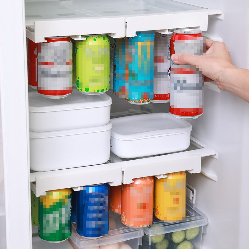 Refrigerator Beverage Organizer Slide Rack - Image 1