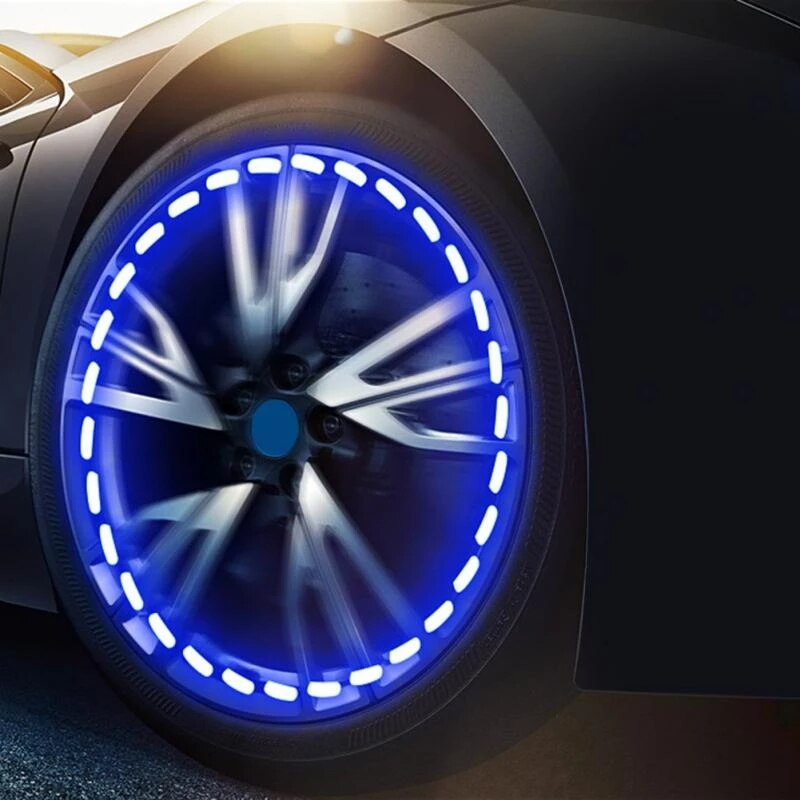 Solar Powered Wheel Rim LED Light - Image 1