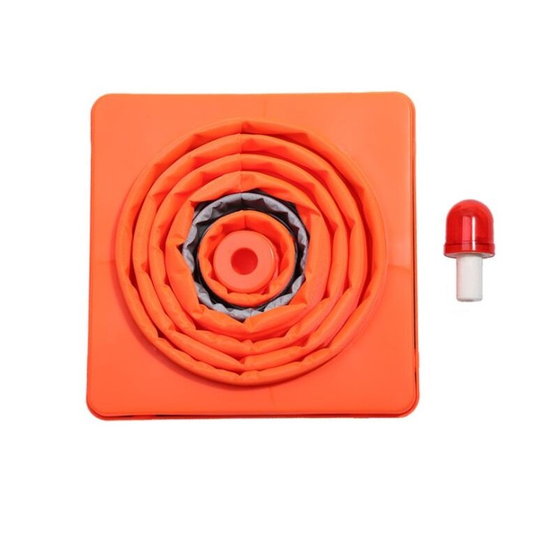 Foldable Reflective Traffic Cone Warning Light - Image 4