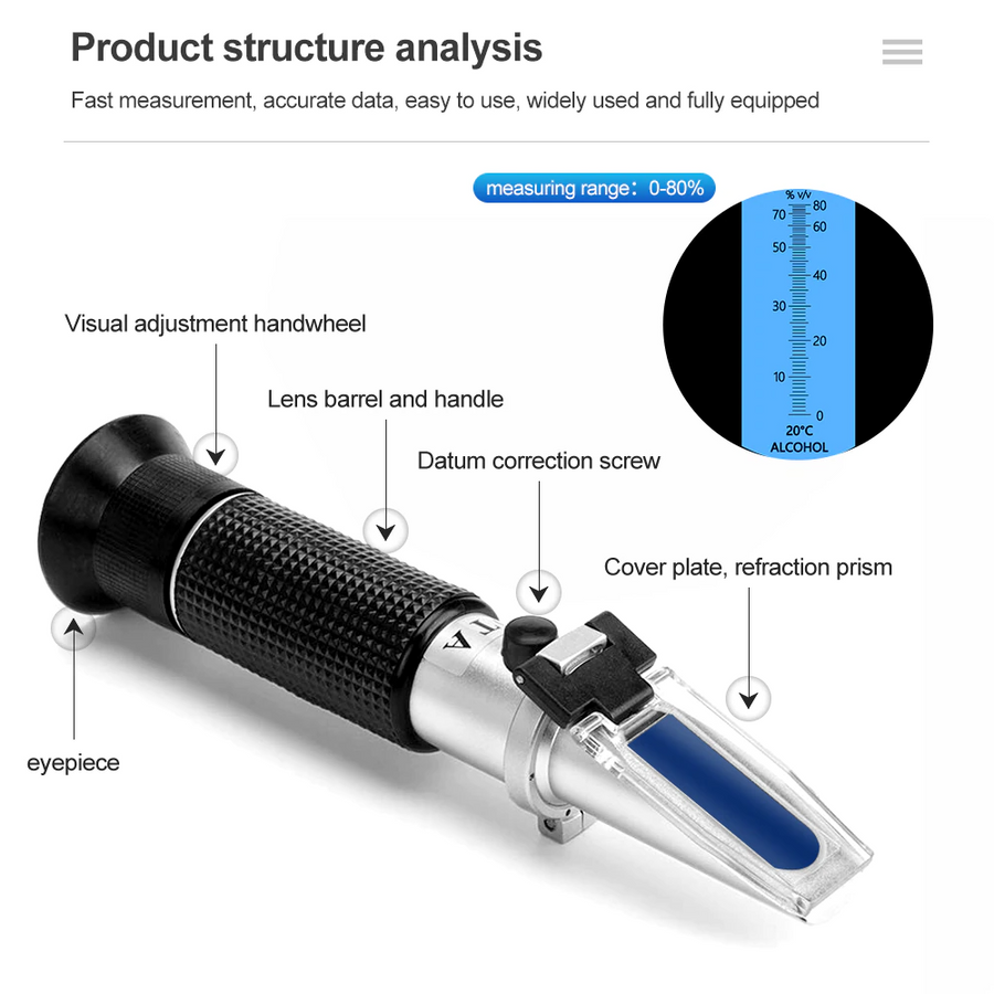 Mini Refractometer Fruit Sugar Tester - Image 2