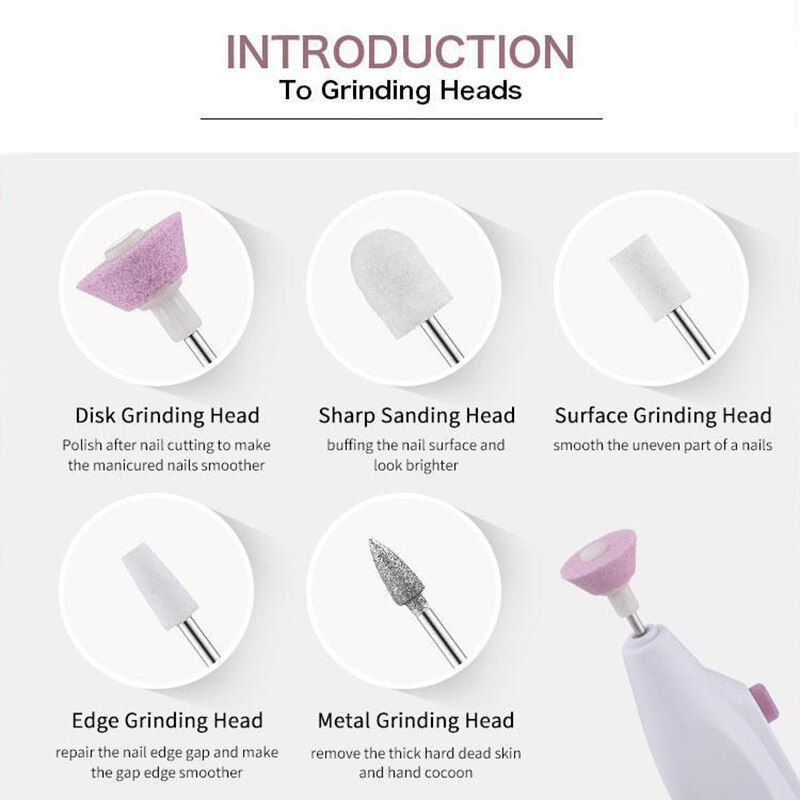 Mini Simple Electric Nail Care Kit - Image 6