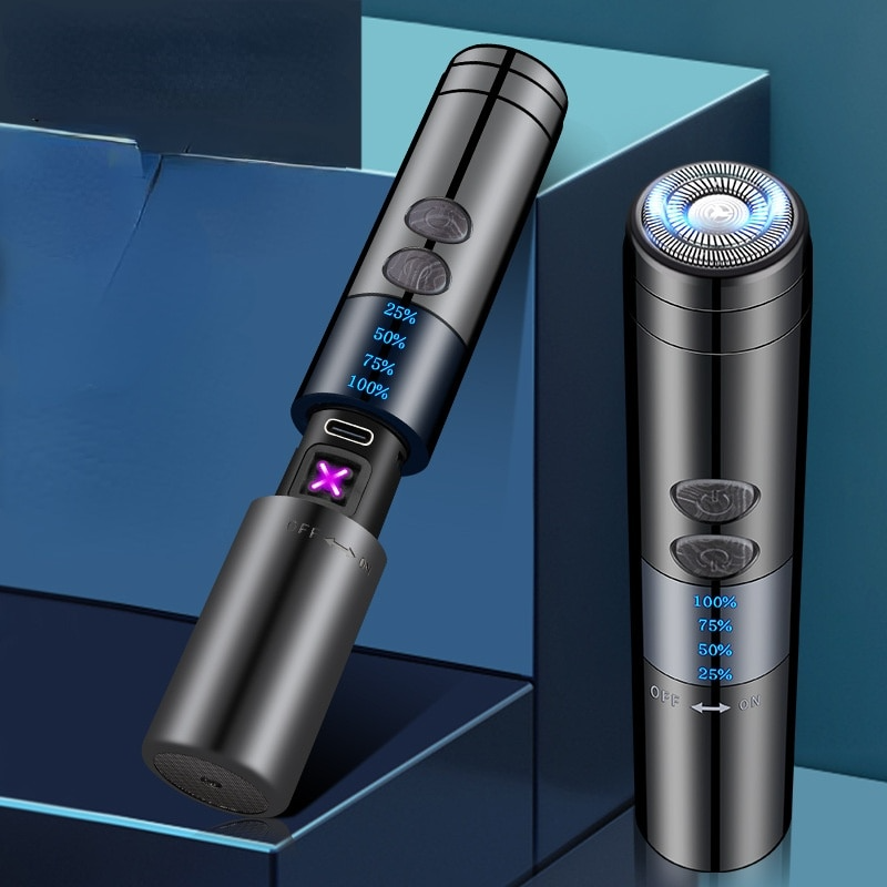 Built-in Lighter Windproof Rechargeable Beard Trimmer - Image 0