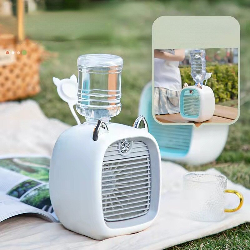Portable Air Cooling Fan Mini Humidifier - Image 5
