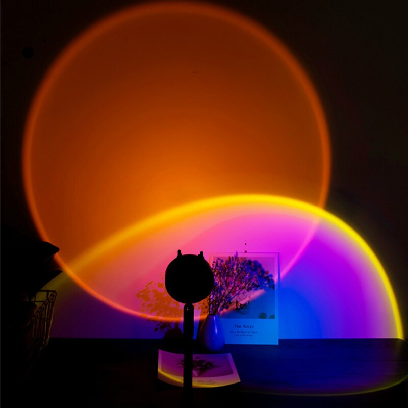 Cat Ears Desk Sunset Lamp - Image 0
