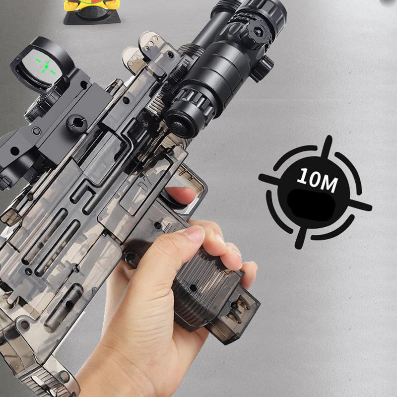 Manual Soft Bullet Submachine Toy Gun Set - Image 3