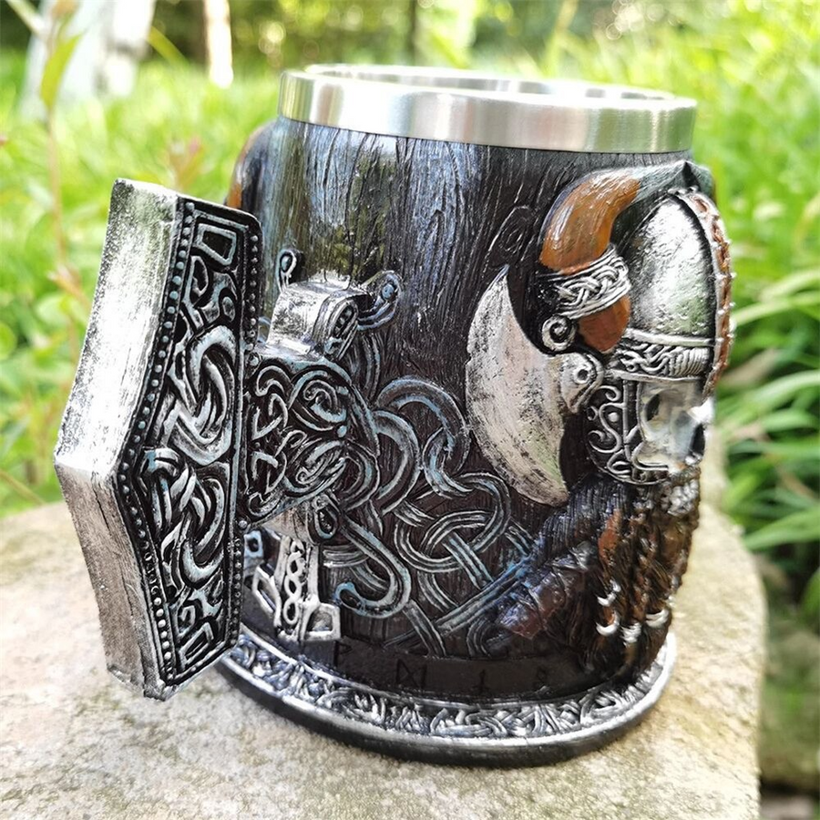 Creative Ancient Viking Style Mug - Image 8