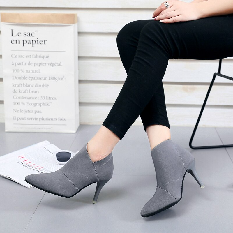 High Heels Winter Casual Shoes - Image 9