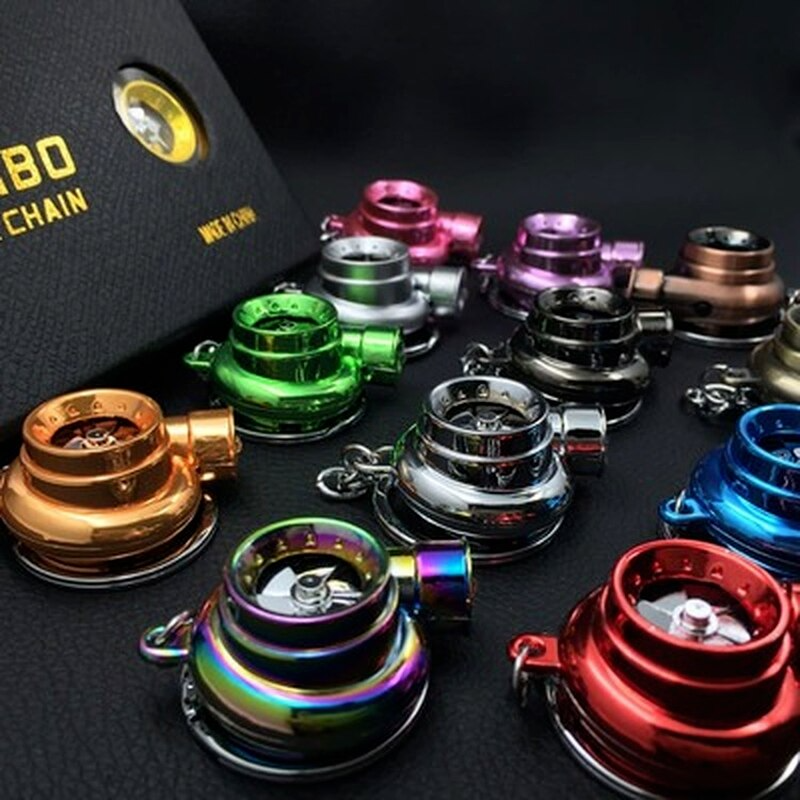 Mini Turbo Fan Keychain Flashlight - Image 3