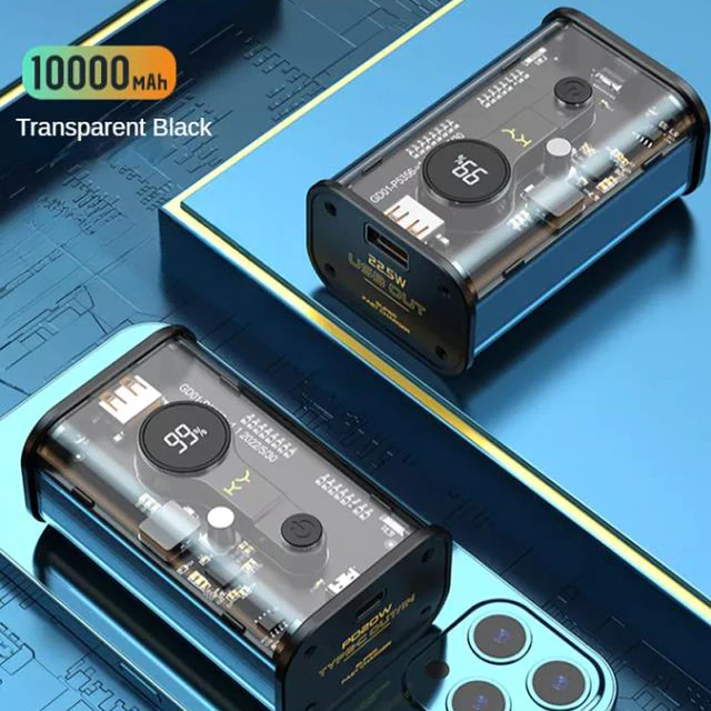 Digital Display Transparent Power Bank - Image 1