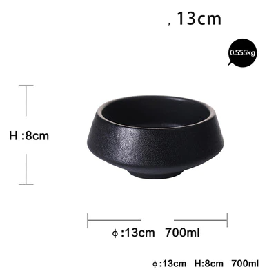 Elegant Matte Black Snack Bowl - Image 12