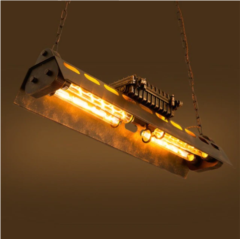 Industrial Loft Style Iron Pendant Light - Image 1