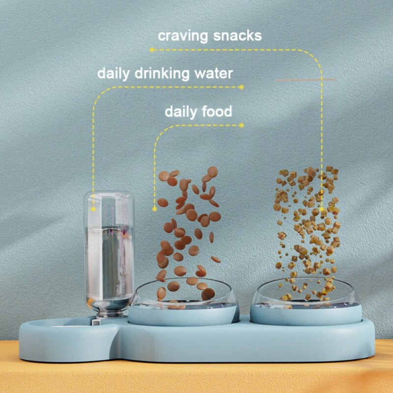 Automatic Cat Feeder Bowl Water Dispenser - Image 2