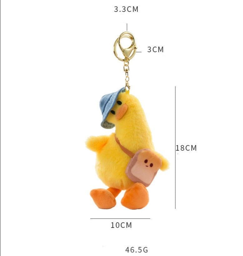 Lovely Crooked Duck Doll Keychain - Image 4