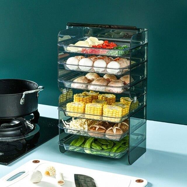 Multi-Layer Stackable Kitchen Storage Rack - Image 10