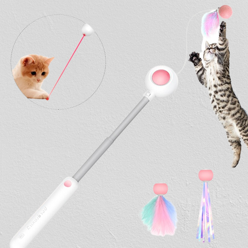 Interactive Cat Teaser Stick Toy - Image 0