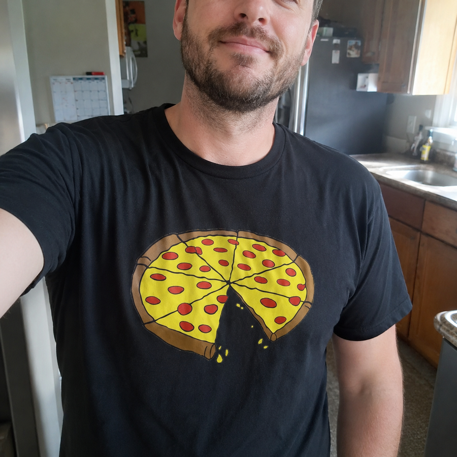 Slice & Baby Pizza Family Matching T-Shirt Set