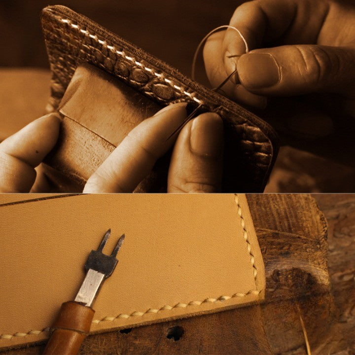Mini Leather Card Holder for Men - Image 1