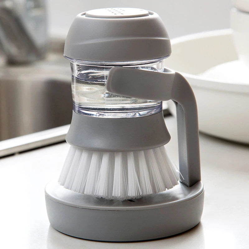 Non-stick Automatic Soap Dispensing Dish Cleaning Brush - Image 0