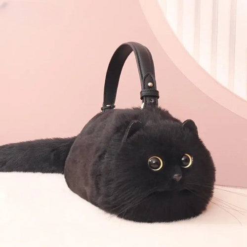 Realistic Cat Handmade Shoulder Bag - Image 0
