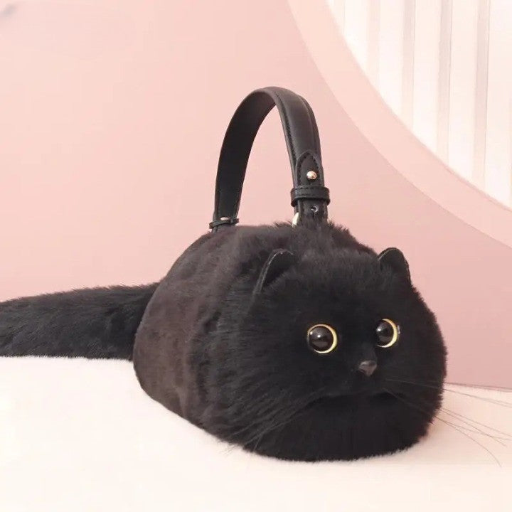 Realistic Cat Handmade Shoulder Bag - Image 0