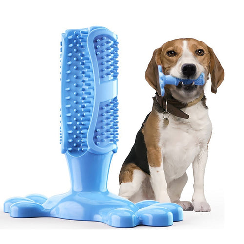 Pet Tooth Cleaner Natural Rubber Chew Toy - Image 0