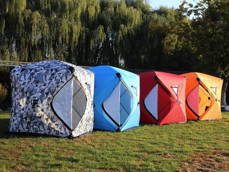 Winter Ice Cube Fishing Camping Tent - Image 3