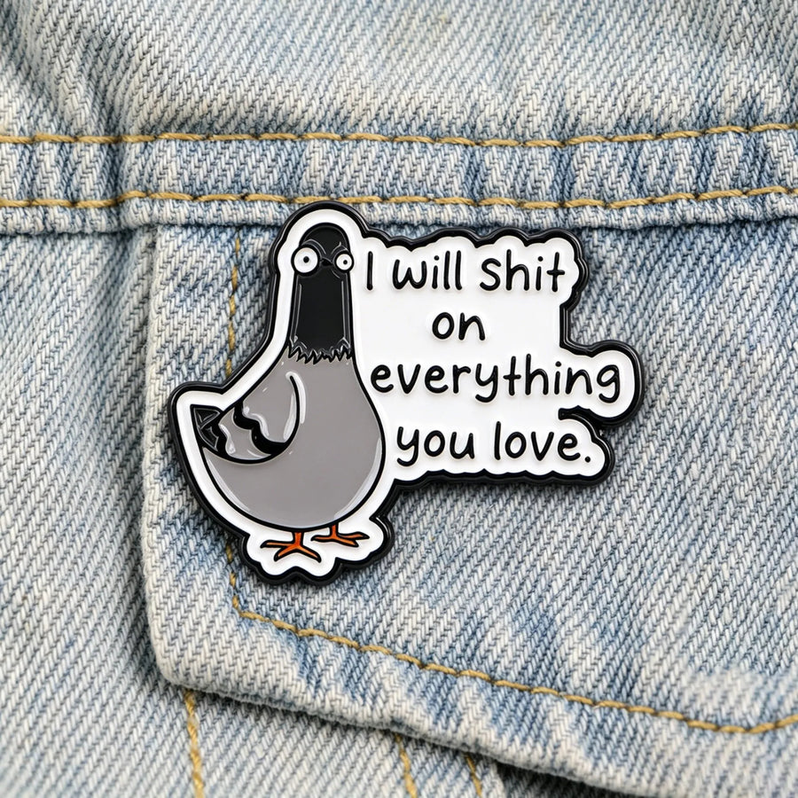 Unfiltered Thoughts Sarcastic Lapel Pins