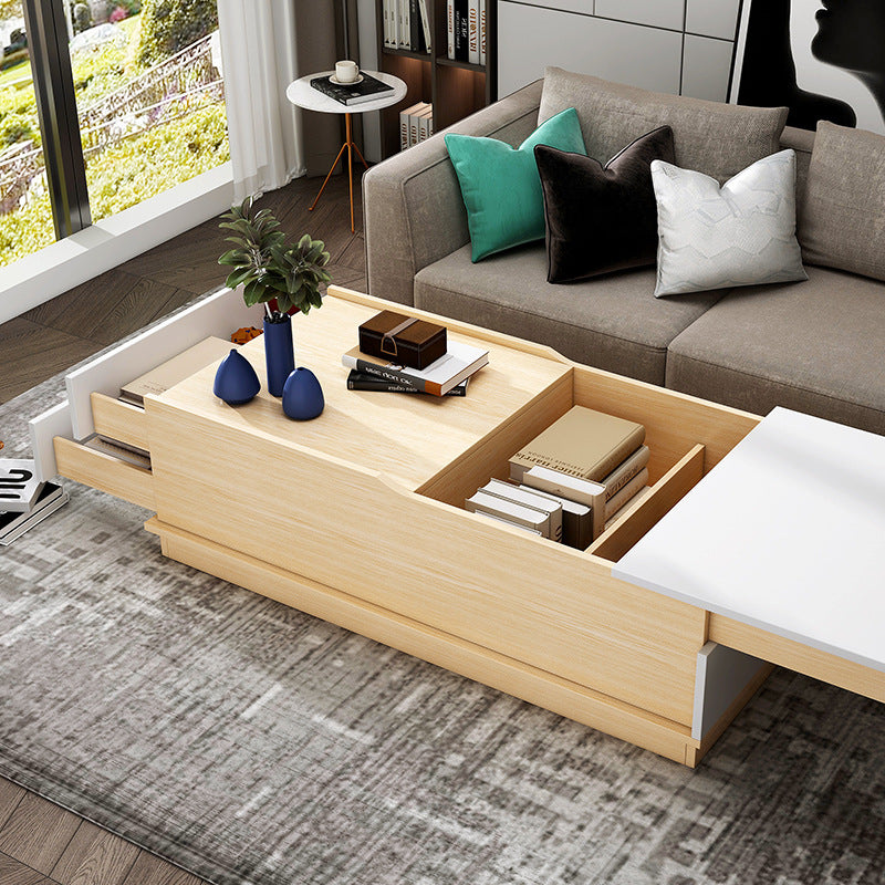 Bohemian Minimalist Vibe Foldable Coffee Table - Image 1